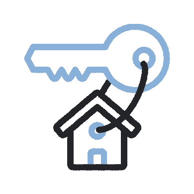 House on Keychain